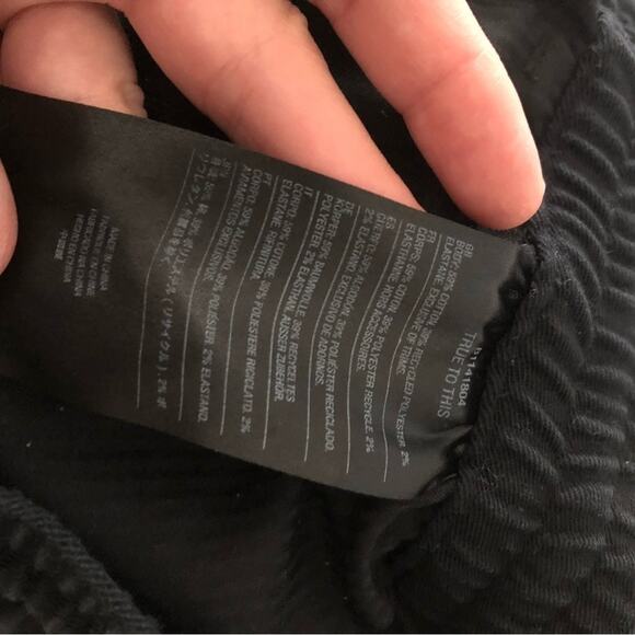 Volcom Repreve Recycled Straight Leg Elastic Waist Drawstring Pullon Black Pants - Picture 7 of 8